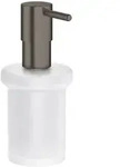 GROHE Essentials Seifenspender 40394001, Accessoires, hard graphite geb&uuml;rstet