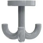 HEWI Serie 477 Dreifachhaken, Accessoires, 477.90.050 95, felsgrau