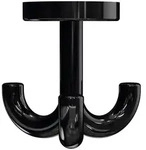 HEWI Serie 477 Dreifachhaken, Accessoires, 477.90.050 90, tiefschwarz