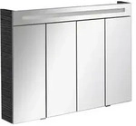 Fackelmann TWINDY LED Spiegelschrank 110 cm, Badm&ouml;bel, 80092, dark oak