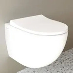 VitrA Sento Wand-WC VitrA Flush 2.0, Tiefsp&uuml;ler ohne Sp&uuml;lrand, Badkeramik,