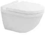 Duravit Starck 3 Wand-WC Rimless Set, Badkeramik, 45270900A1, wei&szlig;