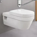 Villeroy & Boch Vicare Tiefsp&uuml;l-WC sp&uuml;lrandlos, 37 x 70 cm, f&uuml;r WC-Sitz,