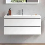 Duravit L-Cube M&ouml;belwaschtisch c-bonded wandh&auml;ngend mit 2 Ausz&uuml;gen und 1...