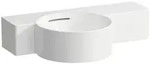 LAUFEN Val Handwaschbecken 55 x 31,5 cm, Ablage rechts, ohne Hahnloch, mit...