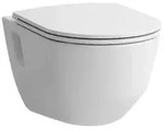 LAUFEN Pro Wand-WC Kombipaket mit WC-Sitz H8669540000001, Badkeramik, wei&szlig;