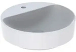 Geberit VariForm Aufsatzwaschtisch, rund, mit Hahnlochbank 500.770.01.2, Badkeramik,