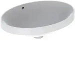 Geberit VariForm Einbauwaschtisch 55 x 40 cm, oval, Badkeramik, 500.717.01.2, wei&szlig;