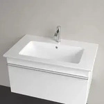 Villeroy & Boch Venticello Schrankwaschtisch 80 x 50 cm, mit 1 Hahnloch, mit