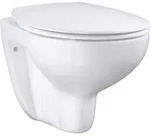 GROHE Bau Keramik Wand-Tiefsp&uuml;l-WC Set sp&uuml;lrandlos 39351000, Badkeramik, alpinwei&szlig;