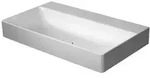 Duravit DuraSquare Waschtisch ohne Hahnloch, ohne &Uuml;berlauf 80 x 47 cm...