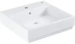GROHE Cube Keramik Aufsatzwaschtisch 50 cm, Badkeramik, 3947800H, alpinwei&szlig; mit