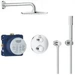 GROHE Grohtherm Duschsystem Unterputz mit Rainshower Cosmopolitan 210 34732000,