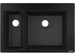 hansgrohe S510-F635 Einbausp&uuml;le 180/450, K&uuml;chensp&uuml;len, 43315170, graphitschwarz