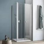 GEO maw flex Doppelpendelt&uuml;r rechts mit Seitenwand, 90 x 90 cm AF1109090R2360,