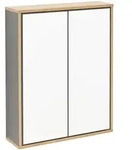 Fackelmann FINN Spiegelschrank 60 cm, Badm&ouml;bel, 84631, anthrazit