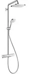 hansgrohe Croma E Showerpipe 280 1jet P mit Thermostat, EcoSmart, 27660000,