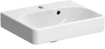 Geberit Smyle Square Handwaschbecken 45 cm, &Uuml;berlauf asymetrisch, Badkeramik,