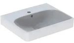 Geberit Smyle Square Handwaschbecken 50 cm, &Uuml;berlauf asymetrisch, Badkeramik,