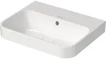 Duravit Happy D.2 Plus Aufsatzbecken 50 cm wei&szlig;, mit &Uuml;berlauf, ohne Hahnloch,