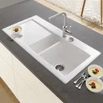 Villeroy & Boch Subway 60 Einbausp&uuml;le, Ablaufgarnitur mit Excenterbet&auml;tigung,