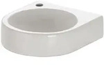 Duravit Architec Handwaschbecken 36 cm, Hahnloch links 0766350009, Badkeramik, wei&szlig;