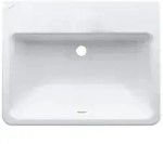 LAUFEN PRO S Einbauwaschtisch 56 cm von oben, ohne Hahnloch, mit &Uuml;berlauf,