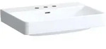 LAUFEN PRO S Waschtisch 65 cm, mit 3 Hahnl&ouml;chern, mit &Uuml;berlauf, Badkeramik,