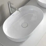 Duravit Luv Aufsatzbecken ohne Hahnlochbank 60 x 40 cm, Badkeramik, 0379602600,...