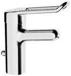 Hansa HANSAMEDIPRO Waschtisch-Einhand-Einlochbatterie, Badarmaturen, chrom