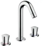 hansgrohe Logis 3-Loch Waschtischarmatur, Badarmaturen, 71133000, chrom