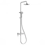Kludi LOGO Einhebelmischer Dual Shower System, Badarmaturen, 6808505-00, chrom