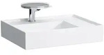 LAUFEN Kartell Waschtisch 60 x 46 cm, mit Ablage rechts, mit 1 Hahnloch, Badkeramik,