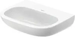 Duravit D-Code Waschtisch Med 60 cm ohne Hahnloch, Badkeramik, 2311600070, wei&szlig;