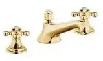 Kludi 1926 Waschtisch-3-Locharmatur DN 15, Ausladung 12,5 cm, Badarmaturen,