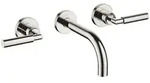 Dornbracht TARA Dreiloch-Waschtisch-Wandbatterie, Badarmaturen, 36707882-08, platin