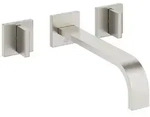 Dornbracht MEM Waschtisch-Wandbatterie mit Einzelrosetten Ausladung 24 cm,