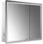 Emco asis prestige 2 LED-Lichtspiegelschrank 81,5 cm, ohne light System, breite T&uuml;r