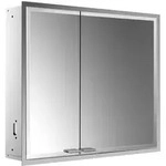 Emco asis prestige 2 LED-Lichtspiegelschrank 81,5 cm, ohne light System, breite T&uuml;r