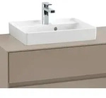 Villeroy & Boch Collaro Handwaschbecken 50 cm geschliffen mit &Uuml;berlauf, 1 Hahnloch
