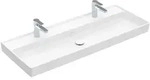 Villeroy & Boch Collaro Schrankwaschtisch 120 cm ohne &Uuml;berlauf, 2 Hahnl&ouml;cher