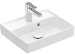 Villeroy & Boch Collaro Handwaschbecken 45 cm mit &Uuml;berlauf, 1 Hahnloch 43344501,