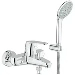GROHE Eurodisc Cosmopolitan Einhand-Wannenbatterie mit Brauseset, Badarmaturen,