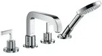 AXOR Citterio Fertigset 4-Locharmatur Hebelgriffe Fliesenrandmontage, Badarmaturen,