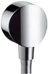 hansgrohe Fixfit S Schlauchanschluss mit R&uuml;ckflussverhinderer und Kunststoffwinkel