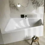 Bette Space L Eck-Badewanne 170 x 130 cm Einbau Ecke links, Badewannen, wei&szlig;