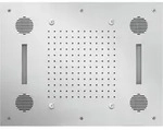 Herzbach LIVING SPA Farblicht-Regenbrause 63 x 48 cm Multifunktion 2,...