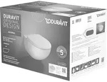 Duravit Architec Wand-WC-Set, Tiefsp&uuml;ler inkl. WC-Sitz 0069690000 45720900A1,