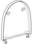 Geberit AquaClean Mera Ersatz-Wc-Deckel 243.211.11.1, Ersatzteile,