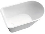 Geberit Bambini asymetrische Badewanne 40 l 406010016, Badewannen, wei&szlig; alpin